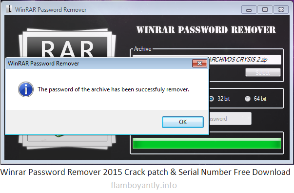 hack winrar password remover
